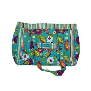 Longaberger Basket Sisters Summer Lovin' Tote Bag Purse Bright Colorful Floral